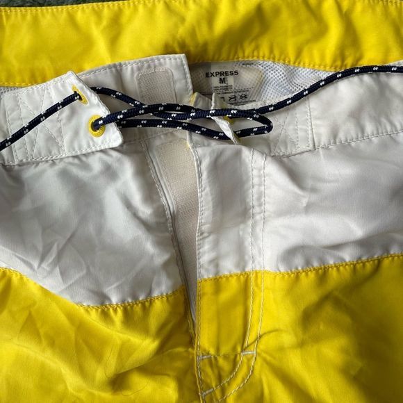 Express Men's Striped Swimming Trunks - Size M - Picture 3 of 5